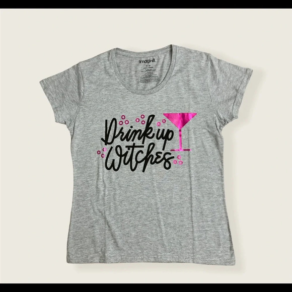 Halloween Short Sleeves TShirt Gray Medium BNWOT - Picture 1 of 4